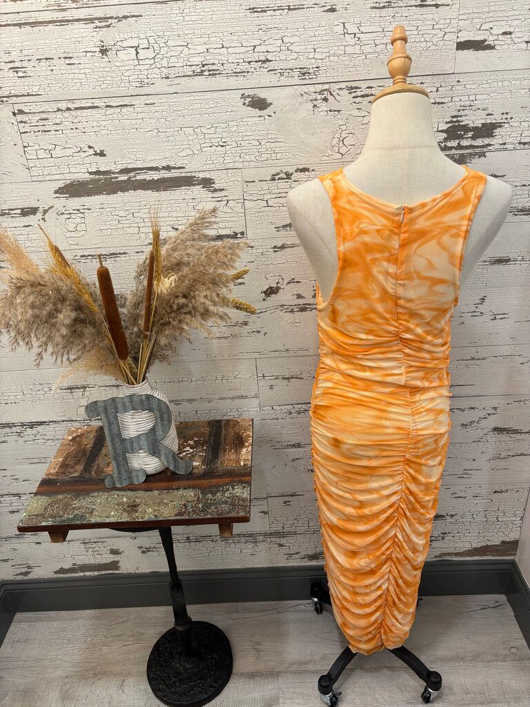 House of Harlow Orange Dress Size: Medium
