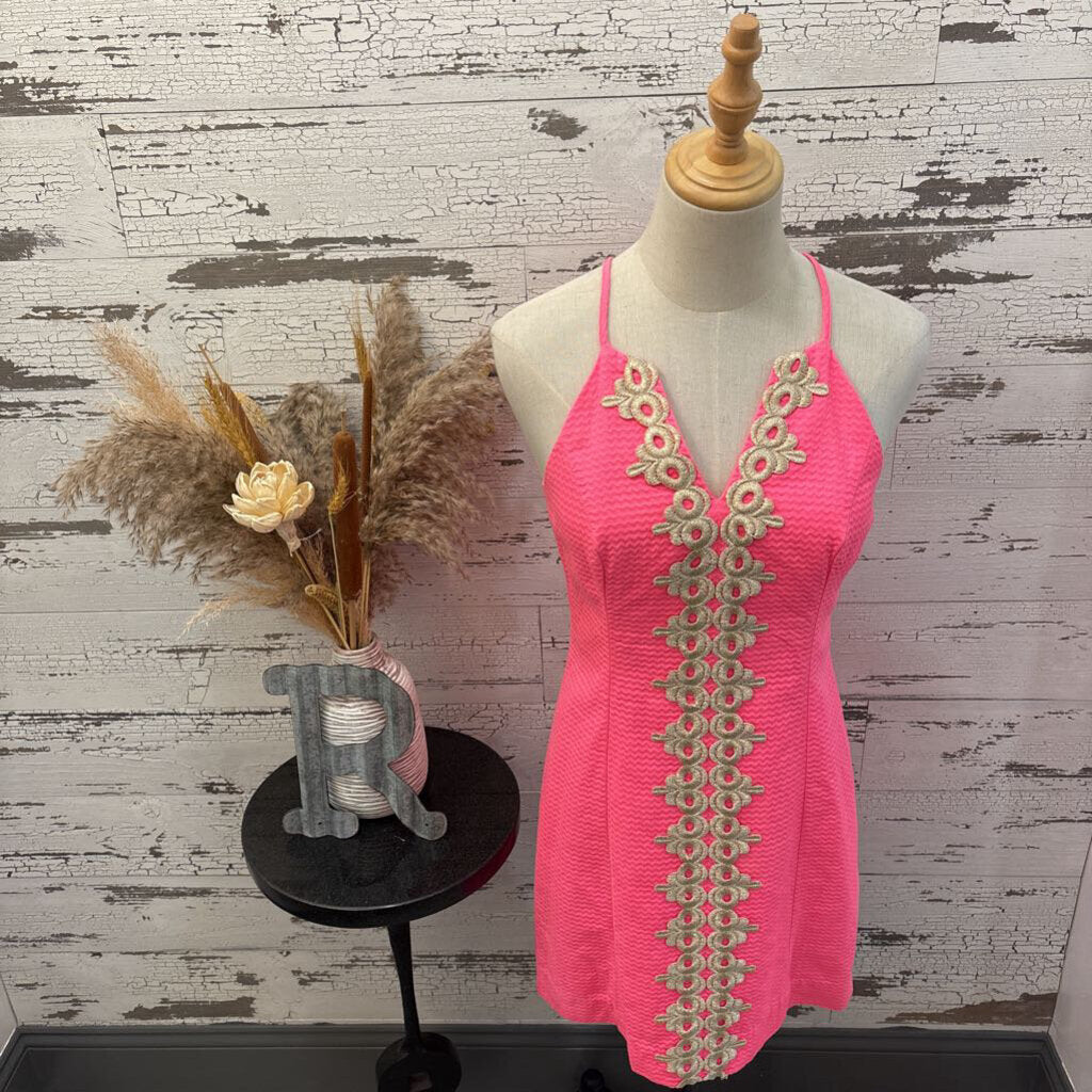 Lily Pulitizer hot pink Designer dress
