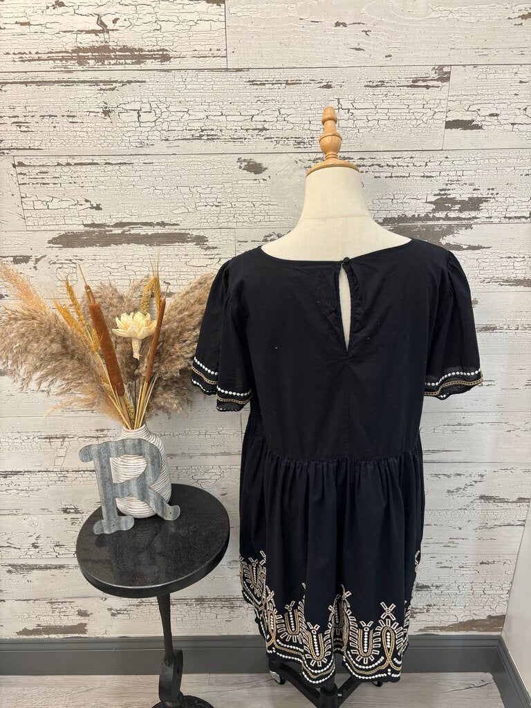 Madewell Black Dress Size: XL