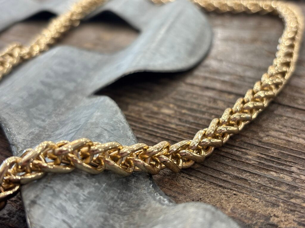 My Saint My Hero Thick Chain Toggle Closure Necklace