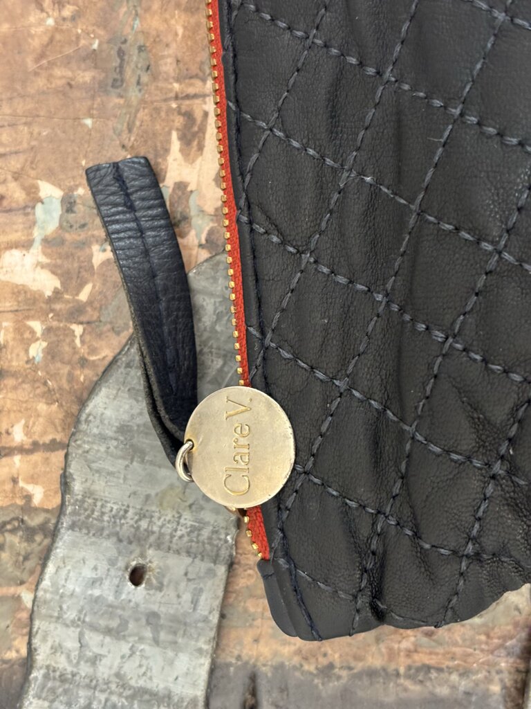 Clare V Black Clutch