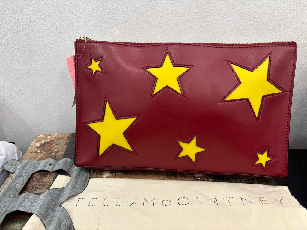 Stella McCartney Vegan Leather Star Clutch