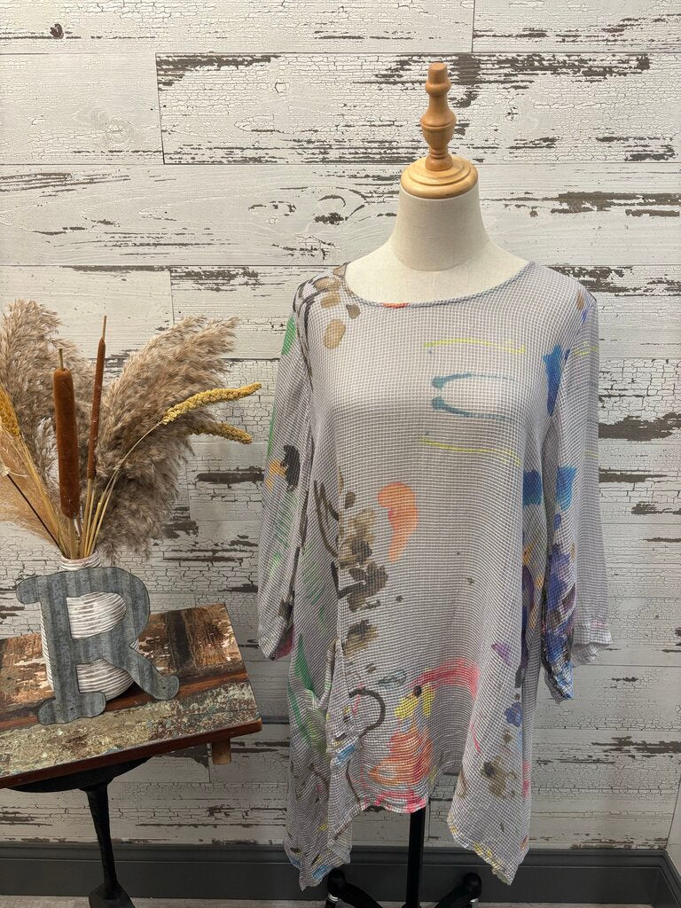 Grizas Art to Wear Sheer Mesh Top