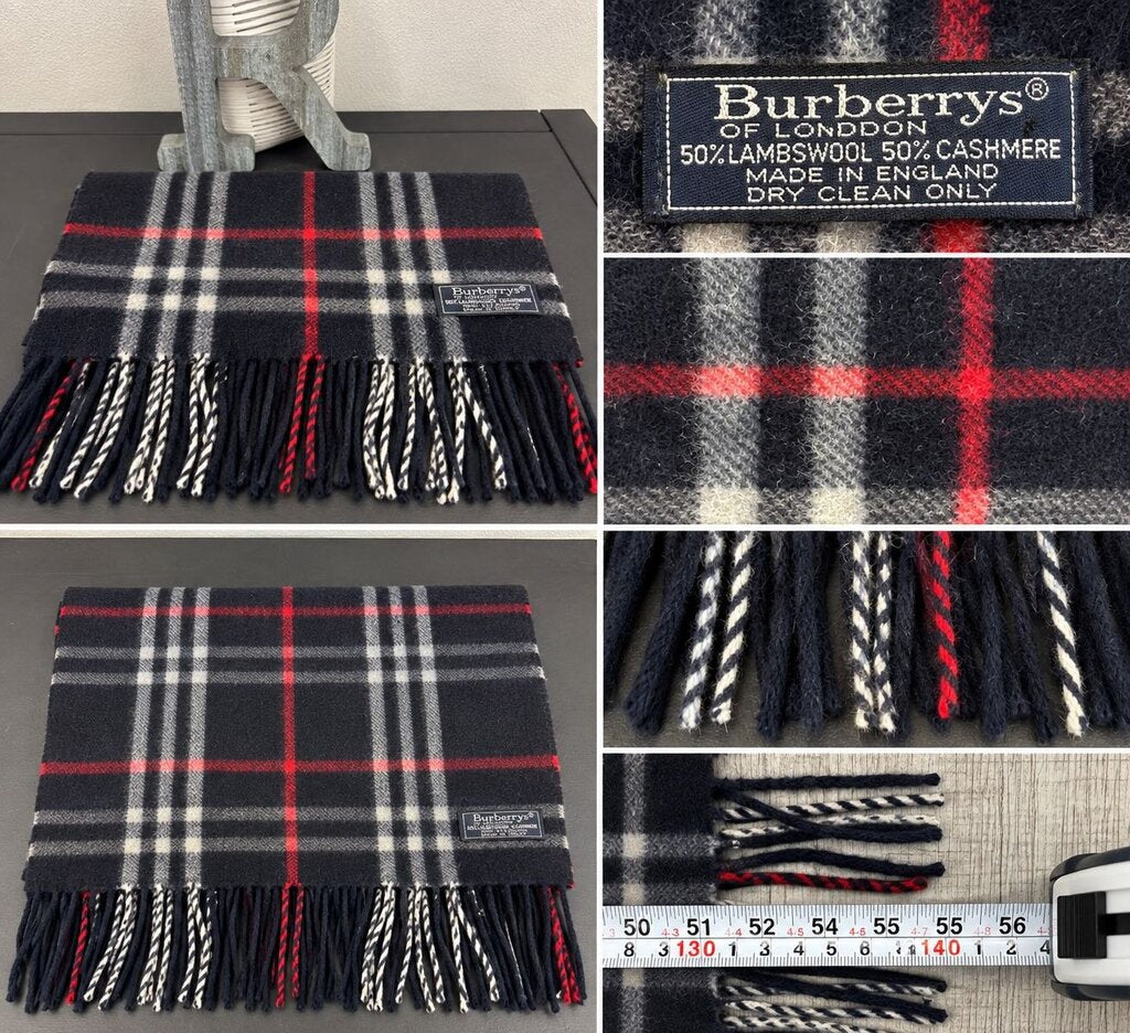Burberrys Authentic Vintage 1980 Scarf