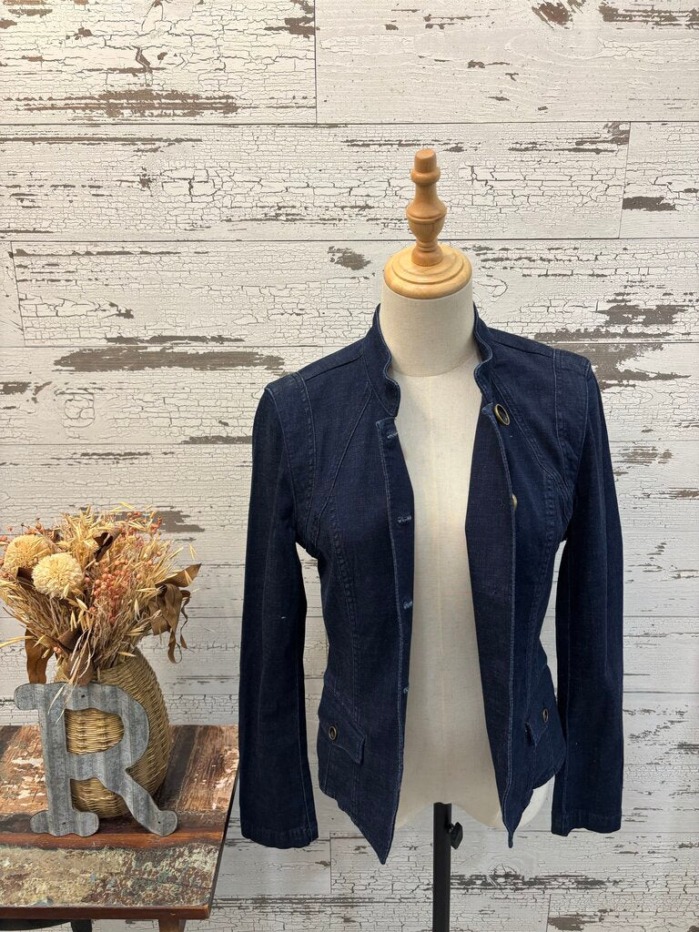 WHBM denim button down