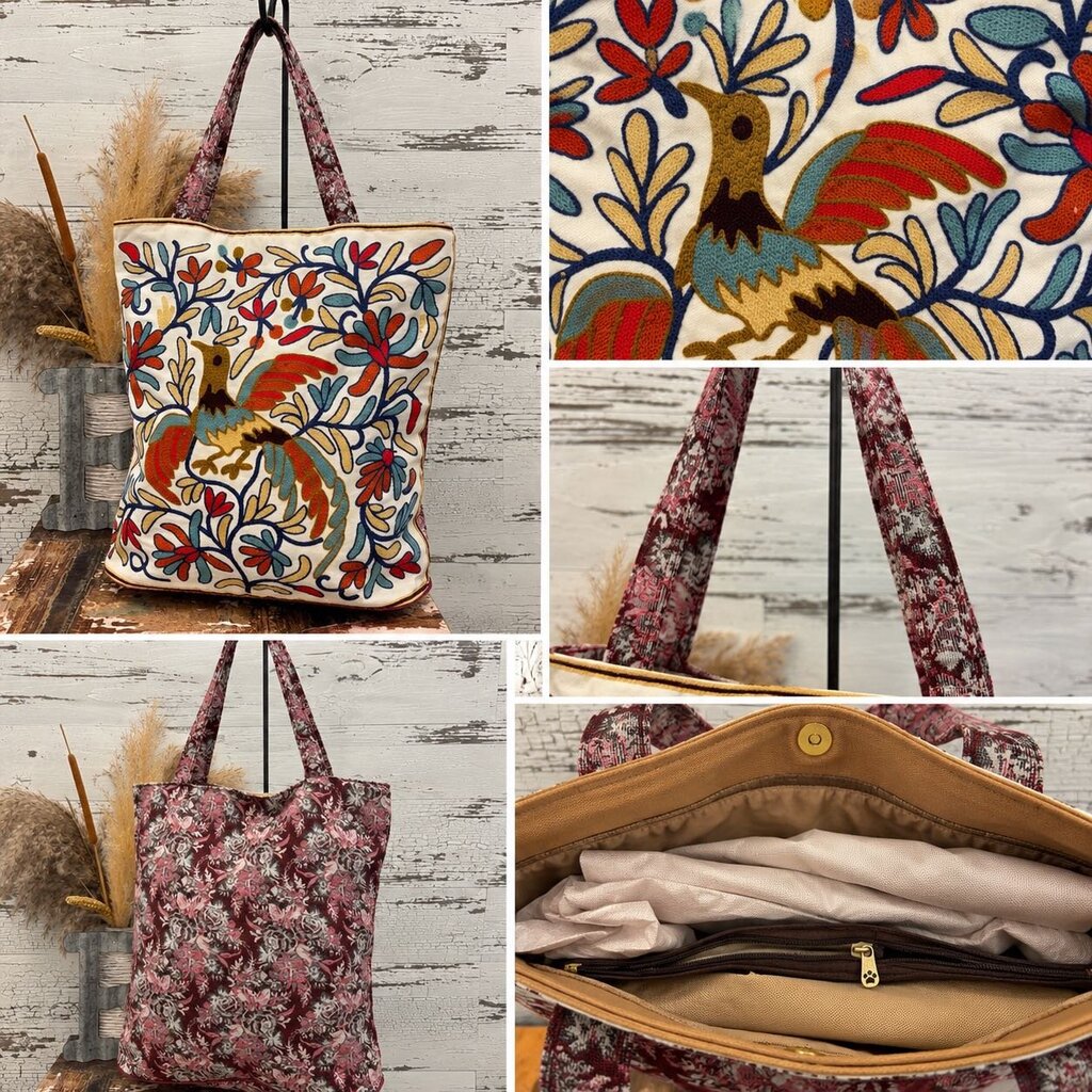 Non Branded embroidered tote