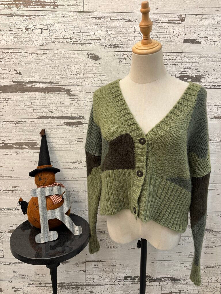 Wooden Ships Camo Cardi