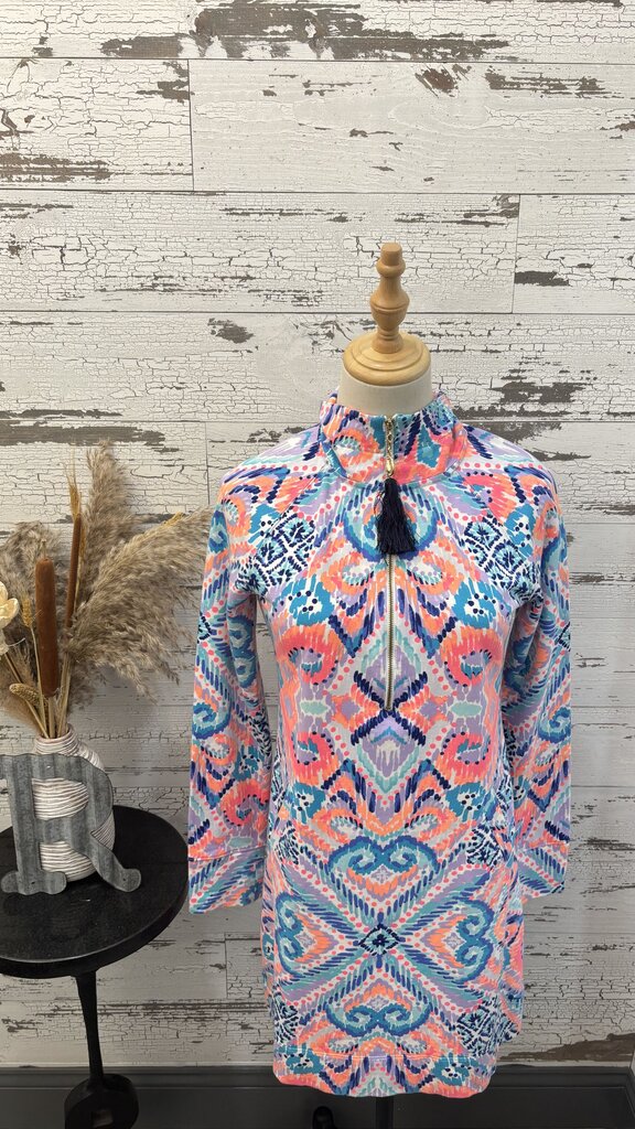 Lily Pulitizer dress with zipper tassel