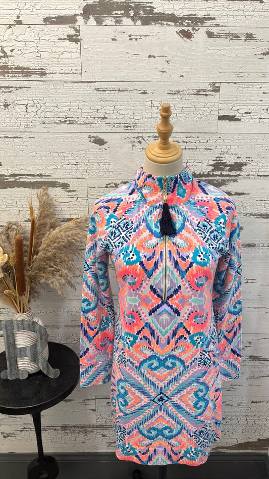 Lily Pulitizer dress with zipper tassel