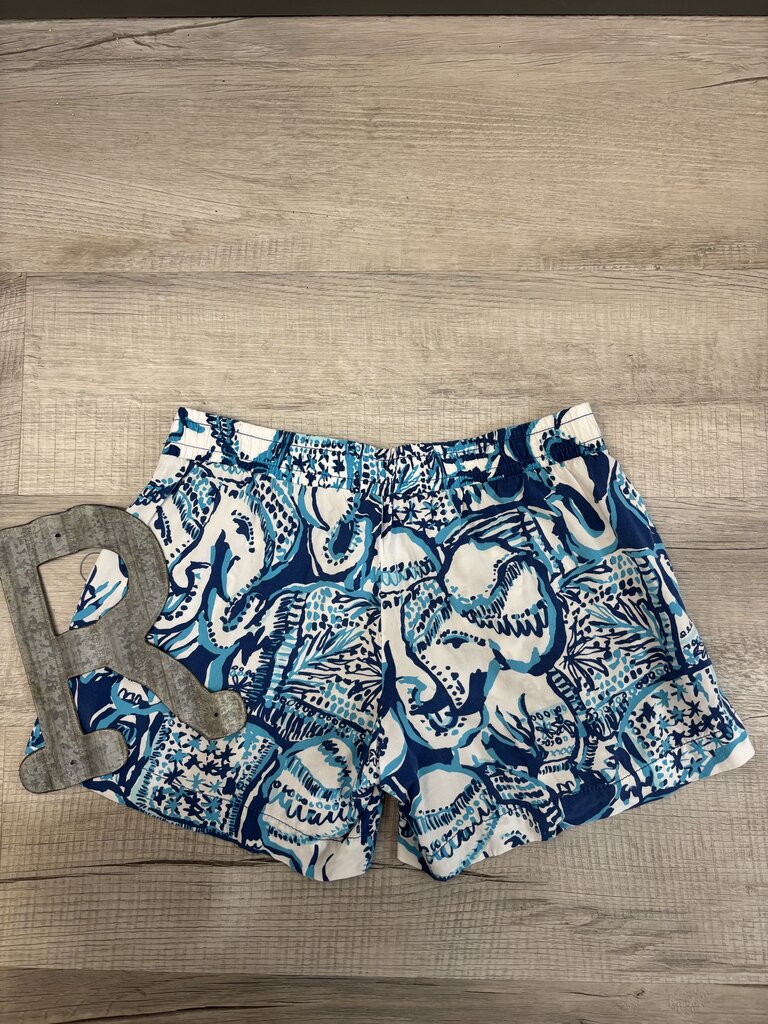 Lilly Pulitzer Blue and White Shorts Size: XS