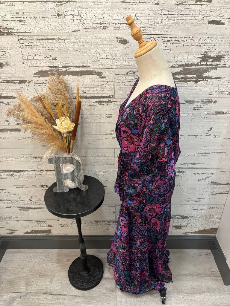 Misa Multicolor Maxi Dress Size: S