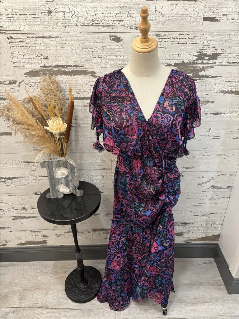 Misa Multicolor Maxi Dress Size: S