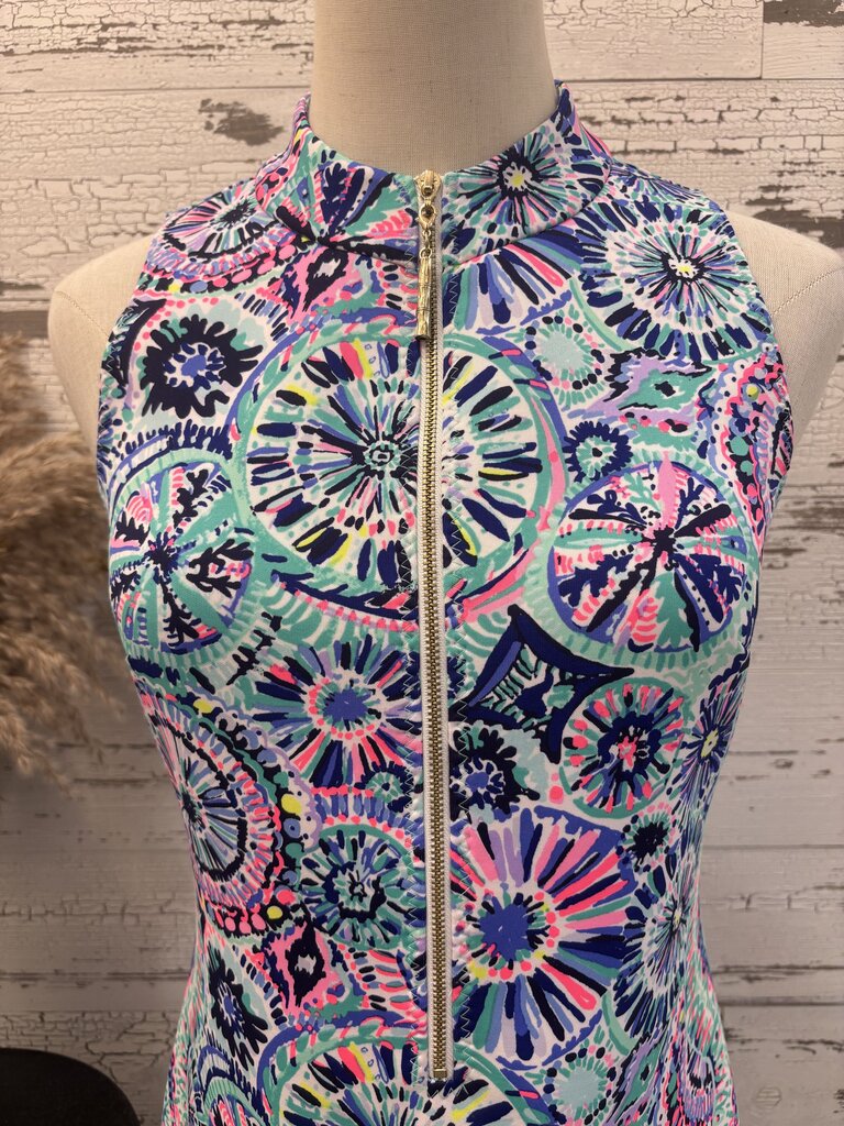 Lilly Pulitzer Quarter Zip Dress Size: XS