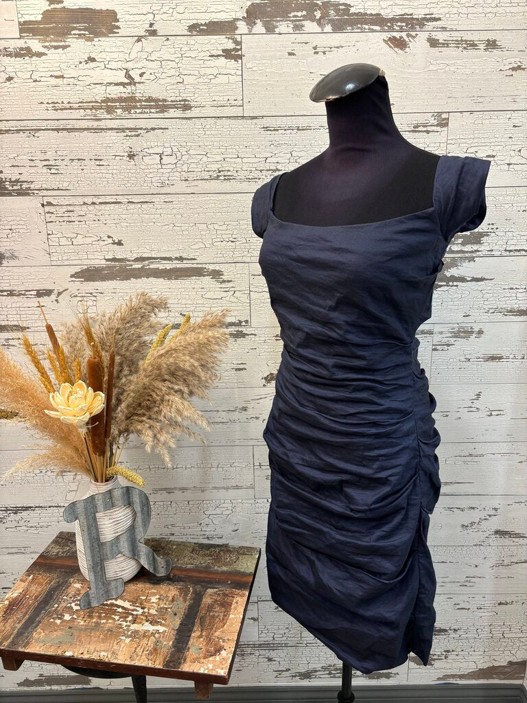 Nicole Miller Blue Dress
