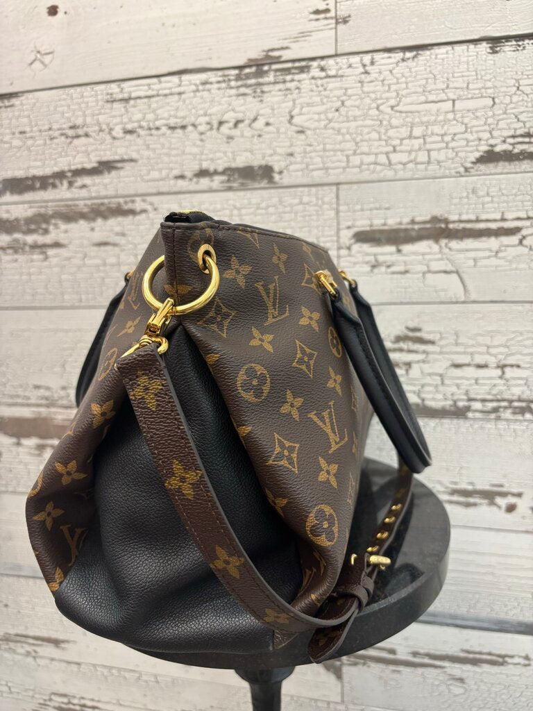 Louis Vuitton Pallas Monogram Canvas and Black Leather Shoulder Bag; Certificate of Authentication