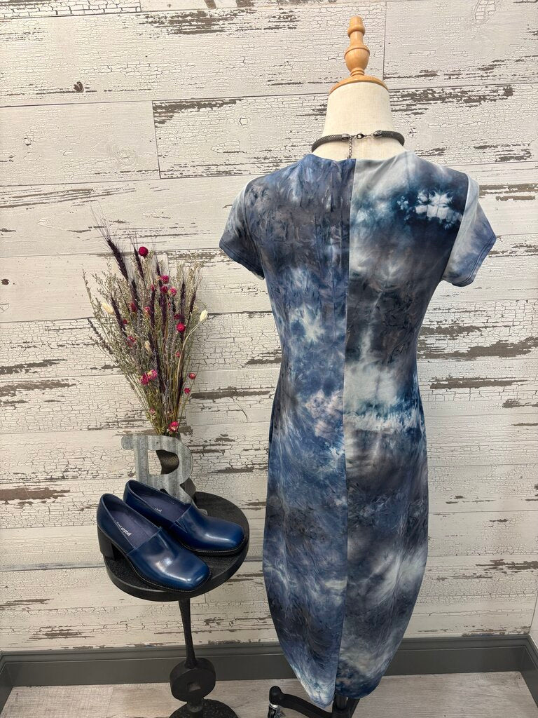 See You Monday Tie-Dye Short Sleeve Dress Size: XL