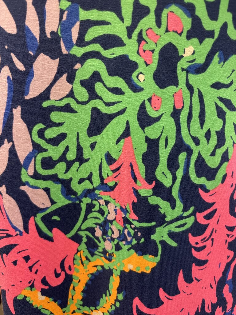 Lilly Pulitzer Quarter Sleeve Off the Shoulder Dress Size: Small