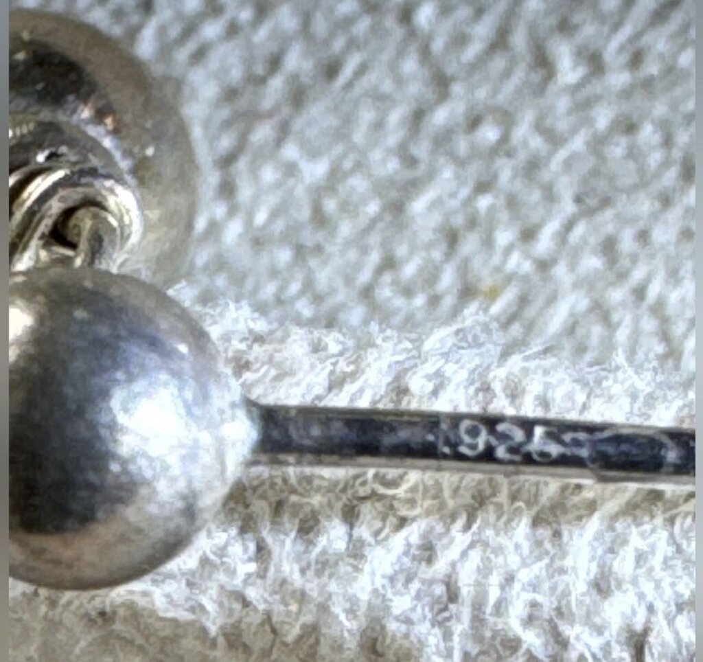 Sterling Silver Dangle Ball Earrings
