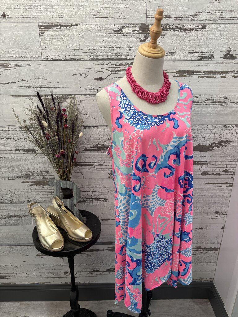 Lilly Pulitzer Sleeveless Dress Size: Large
