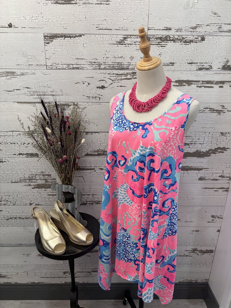Lilly Pulitzer Sleeveless Dress Size: Large