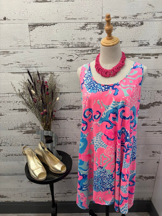 Lilly Pulitzer Sleeveless Dress Size: Large