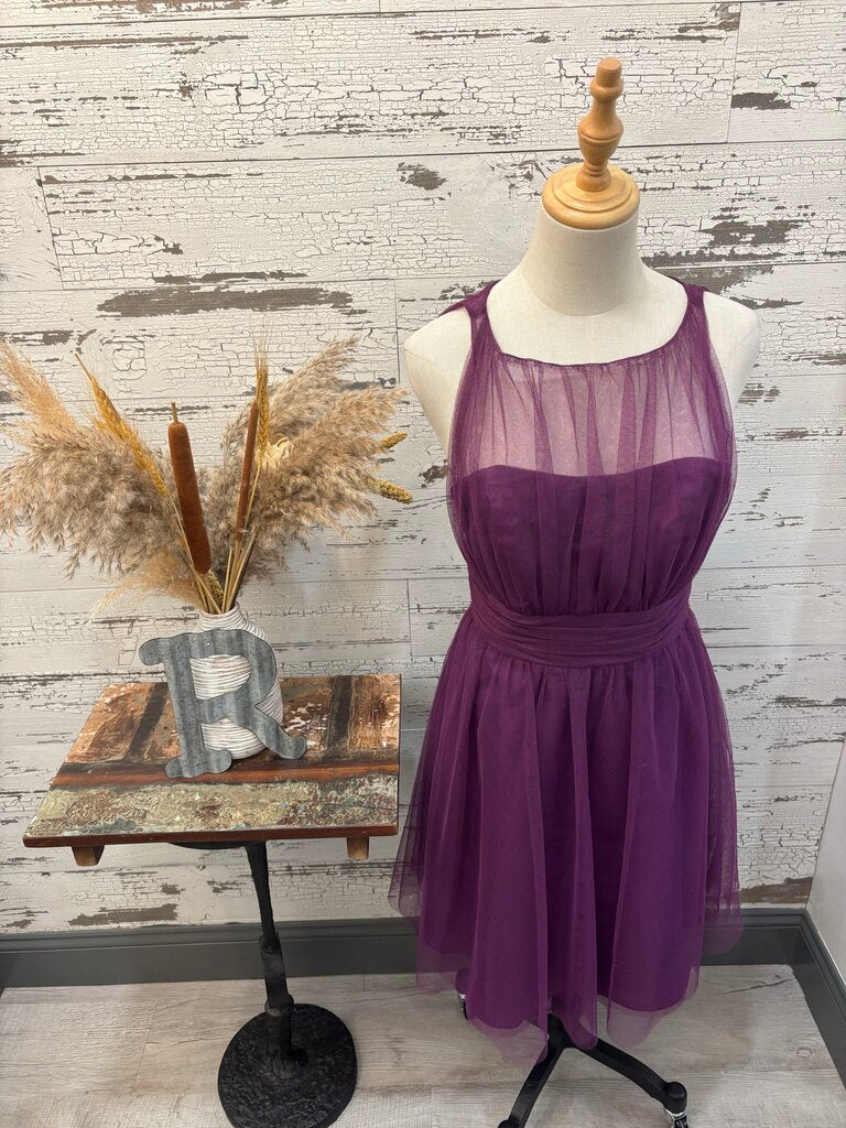 Alfred Angelo NWT Purple Dress Size: 8