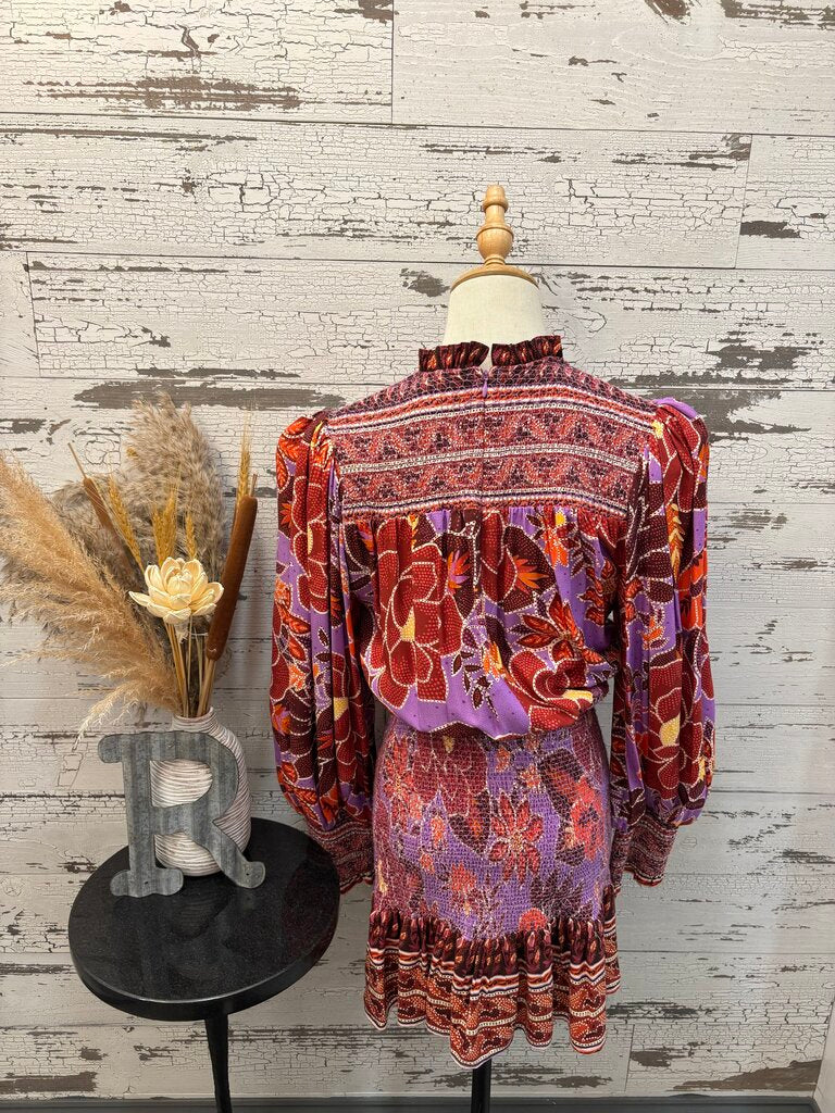 Farm Rio Floral Dress Size: S