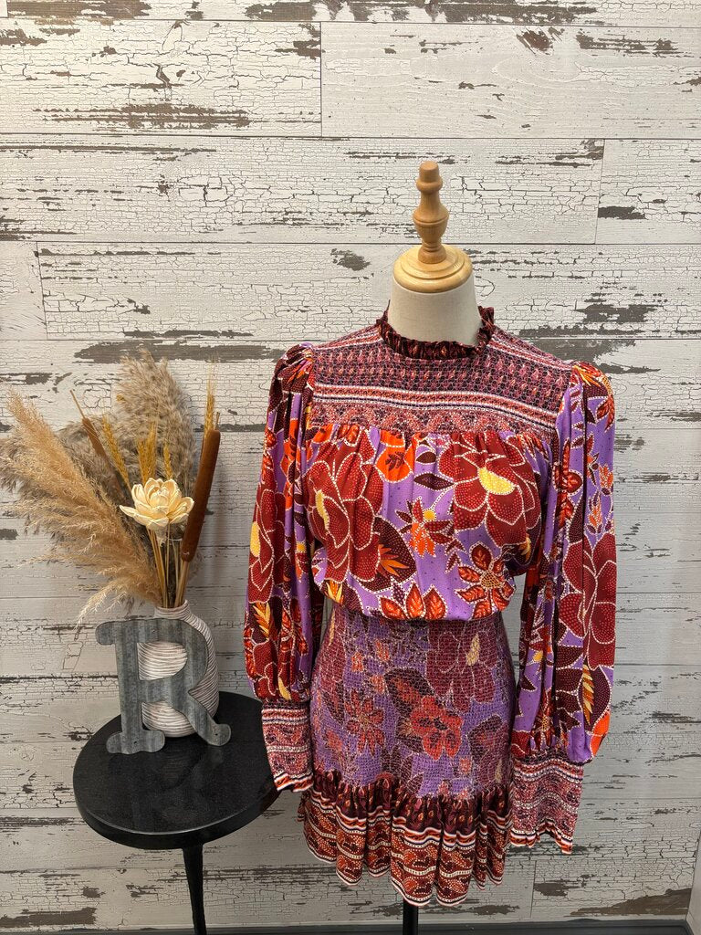 Farm Rio Floral Dress Size: S