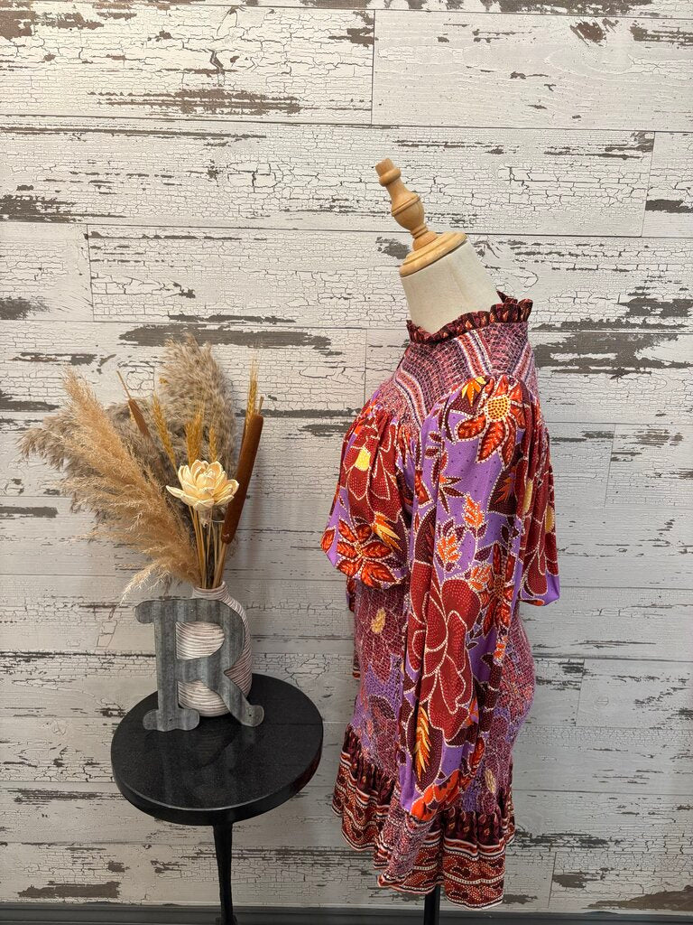 Farm Rio Floral Dress Size: S