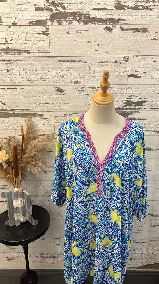 Lily Pulitizer plus sized blouse
