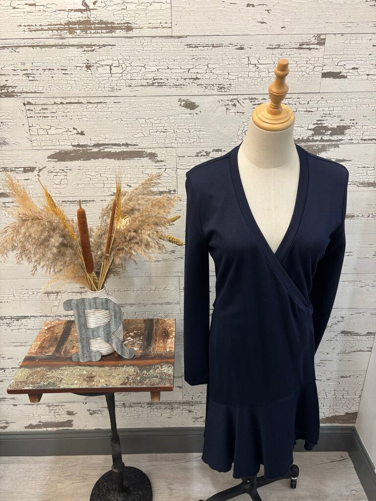 Nicole Miller NWT Navy Blue Dress Size: Medium