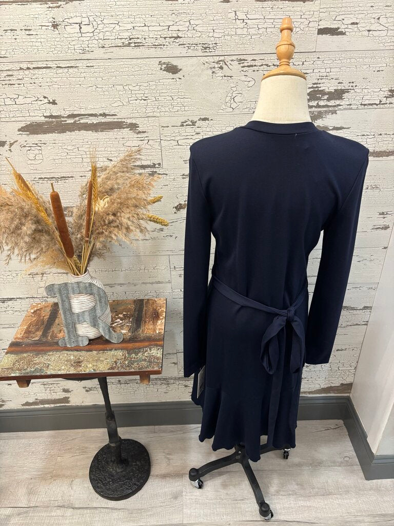 Nicole Miller NWT Navy Blue Dress Size: Medium