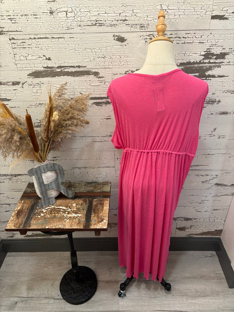 Cover Me Hot Pink Duster Size: Large