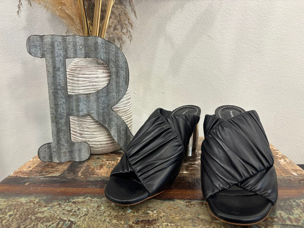 Proenza Slip On Black Heel Size: 37