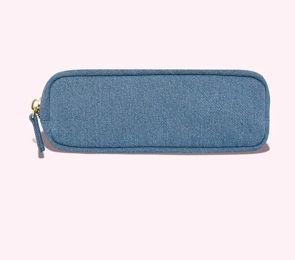 Stoney Clover NWT Denim Blue Slim Zipper Pouch