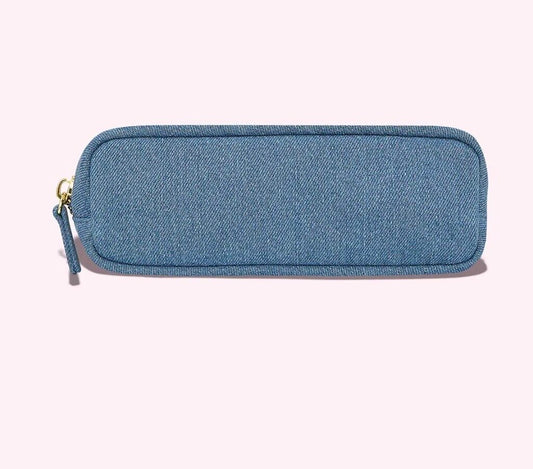 Stoney Clover NWT Denim Blue Slim Zipper Pouch