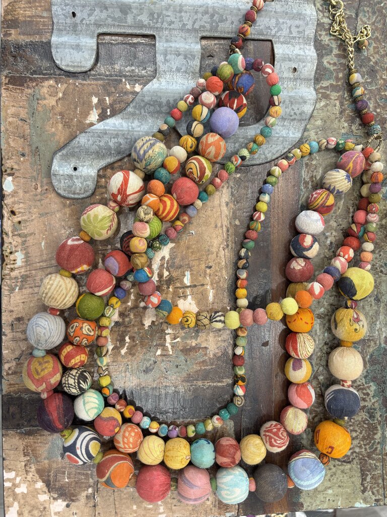 Kantha Handmade In India Layering Necklace