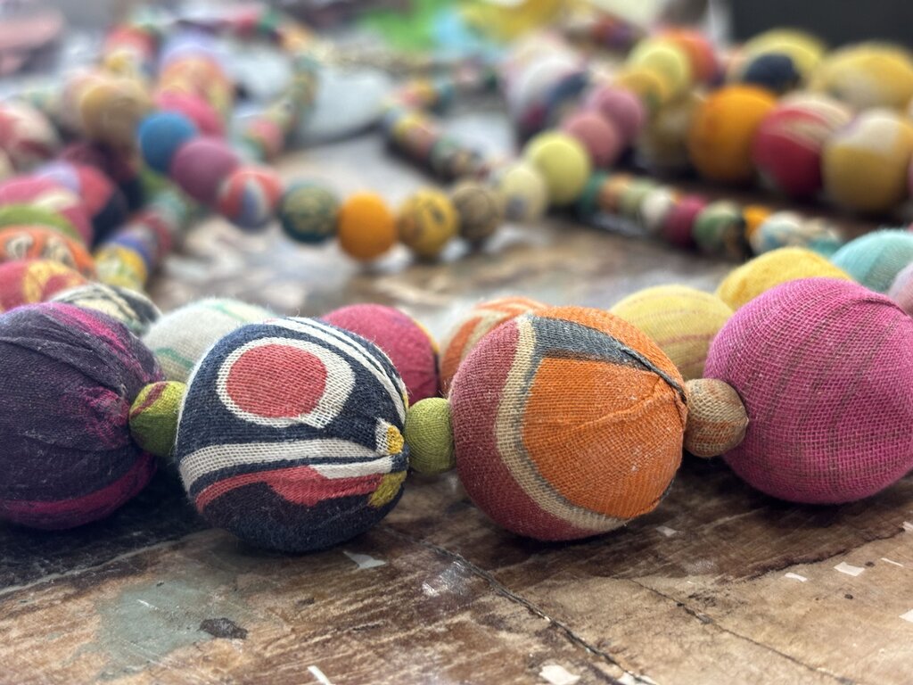 Kantha Handmade In India Layering Necklace
