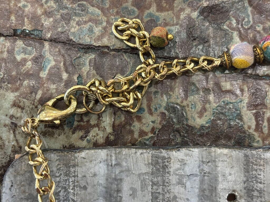 Kantha Handmade In India Layering Necklace