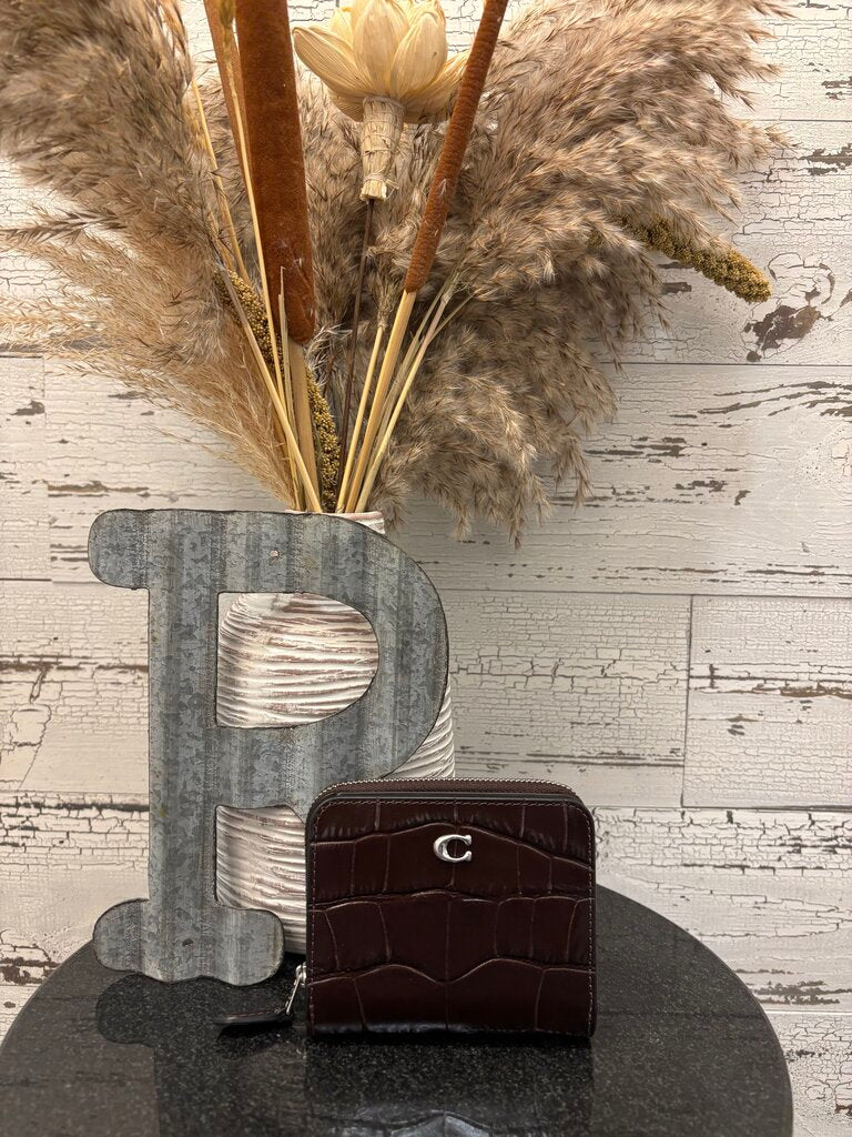 Coach NWT Billfold Brown Wallet