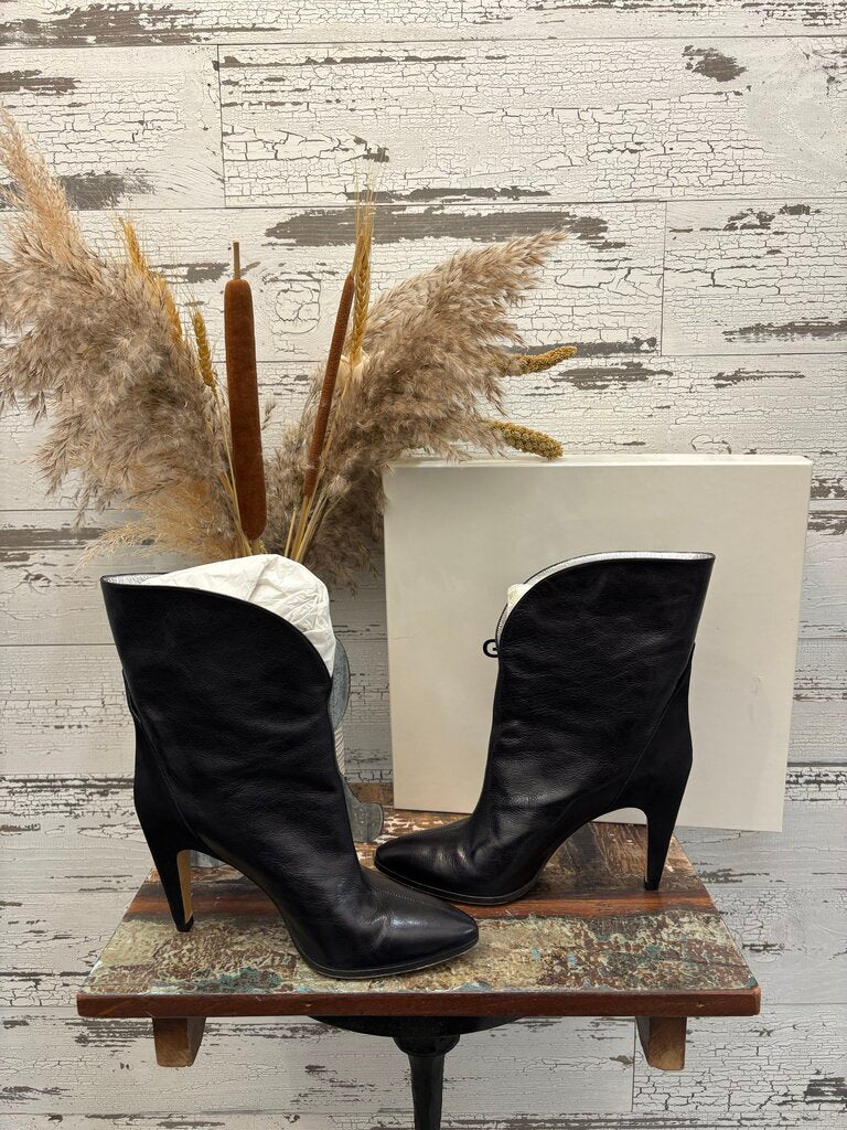 Givenchy Leather + Suede Black Boots Size: 8.5 ;Certificate of Authentication