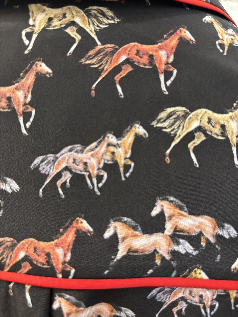 Alice + Olivia Designer Horse Print Blouse Size: XS