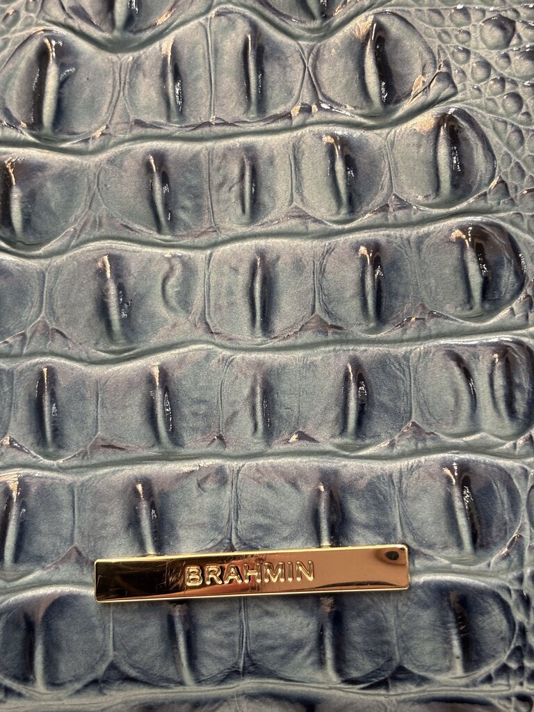 Brahmin Retro Melbourned Ombre Blue Purse