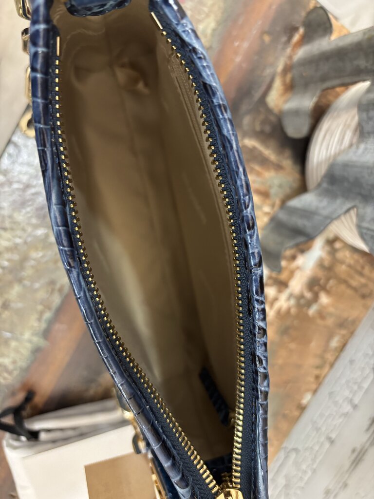 Brahmin Retro Melbourned Ombre Blue Purse