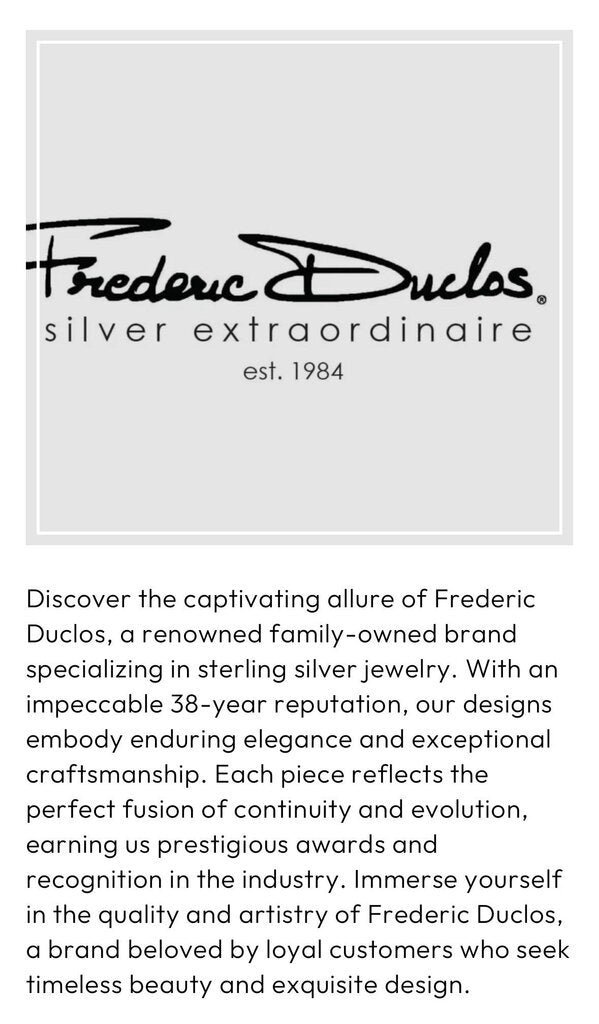 Frederic Duclos NWT Sterling Silver Nanette Necklace
