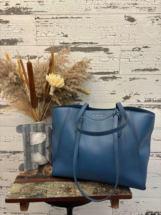 Michael Kors New With Tags Attached Blue Leather Purse