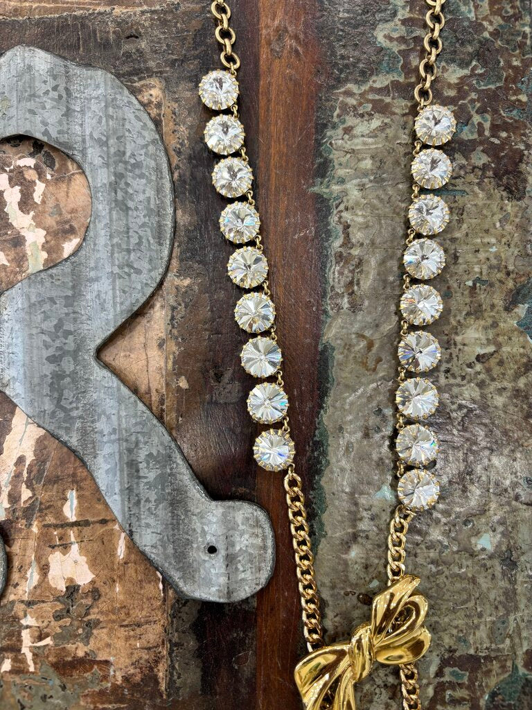 Crystal Pin Handmade Necklace