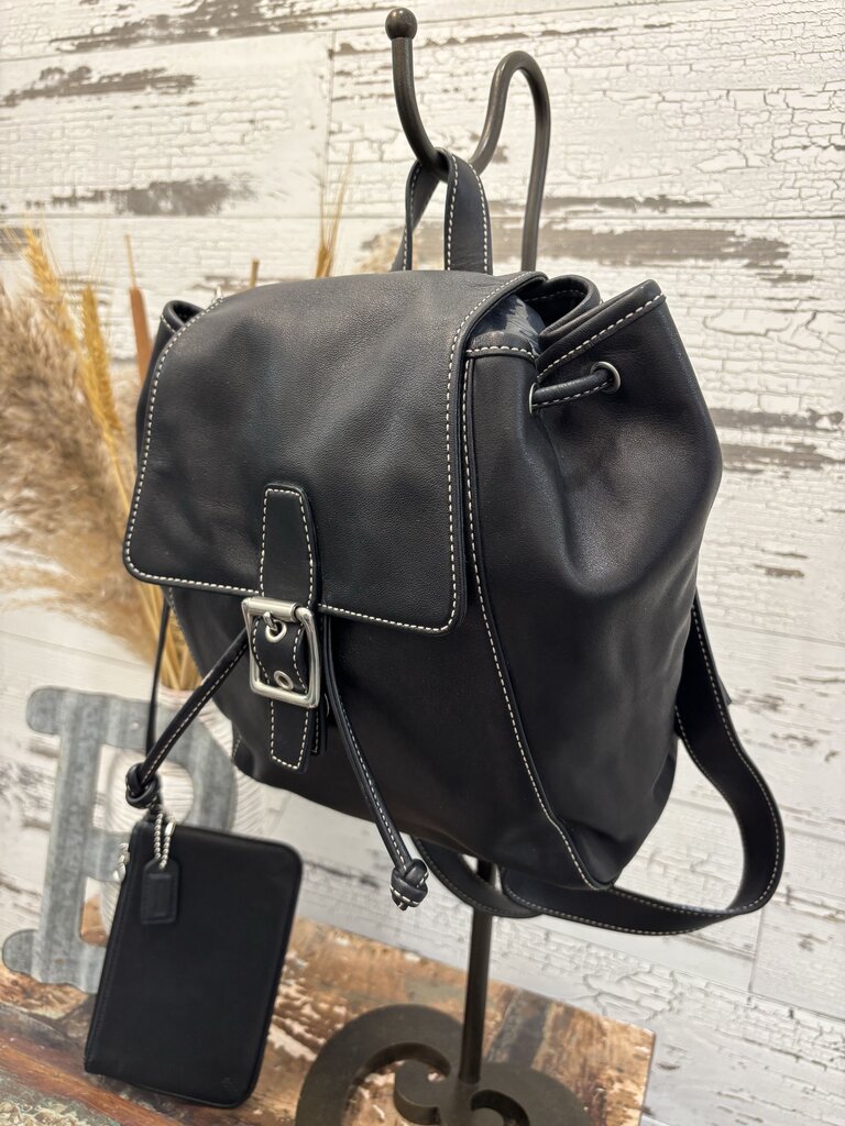 Coach Legacy Black Backpack