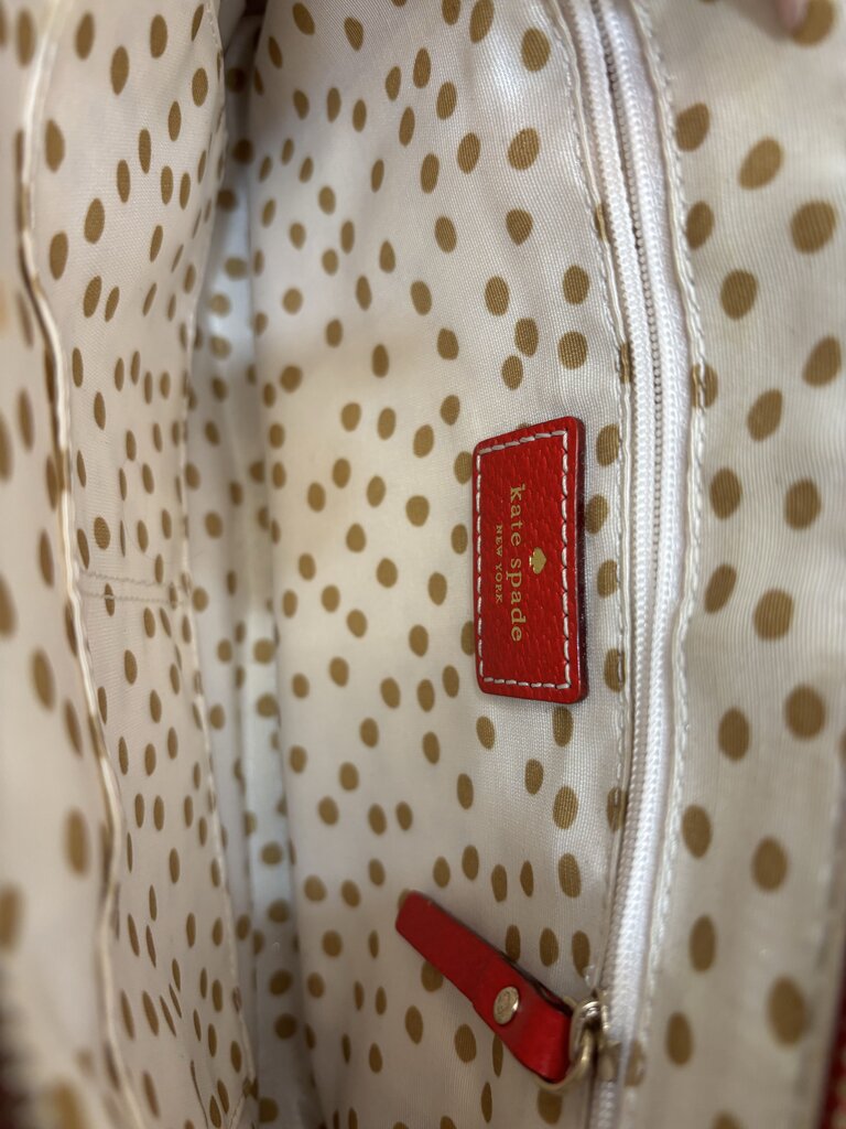 Kate Spade Wellesley Byrd Red Chain Shoulder Bag
