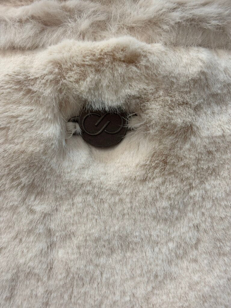 Calia NWT Cream Faux Fur Vest Size: L
